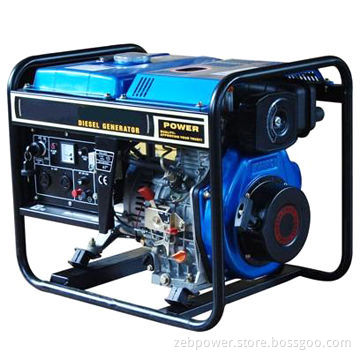 Open-type Portable Diesel Generator with 6kW Power Output and High Performance